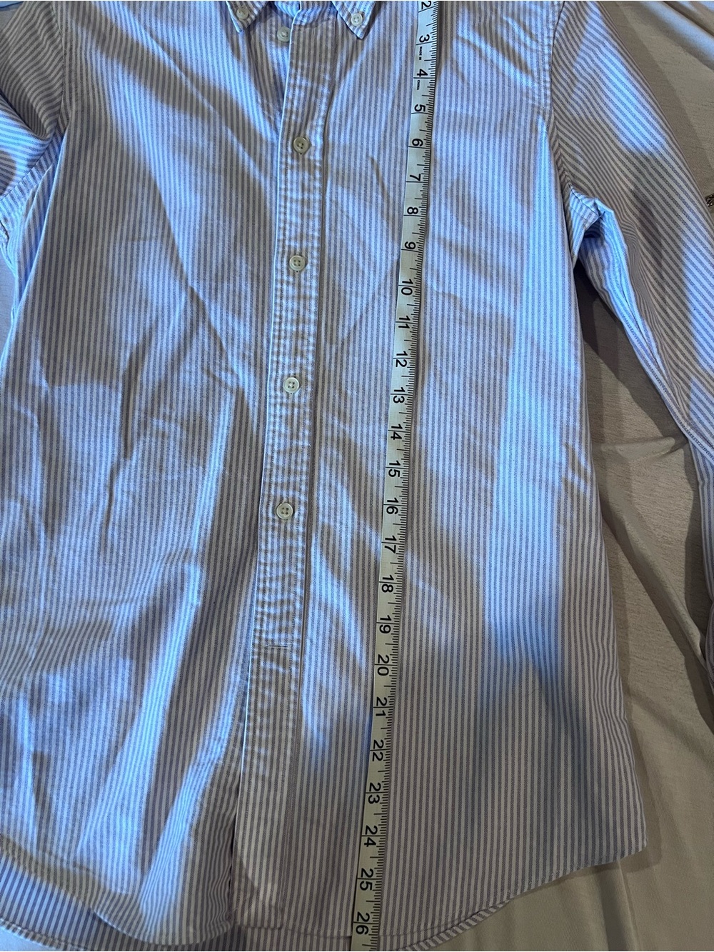 Ralph Lauren Lavender Stripe Button-Down Shirt Size Small - Picture 5 of 8